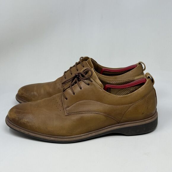 Amberjack The Original Shoes Mens 12 Brown Leather Derby Casual Dress Lace Up main image 12